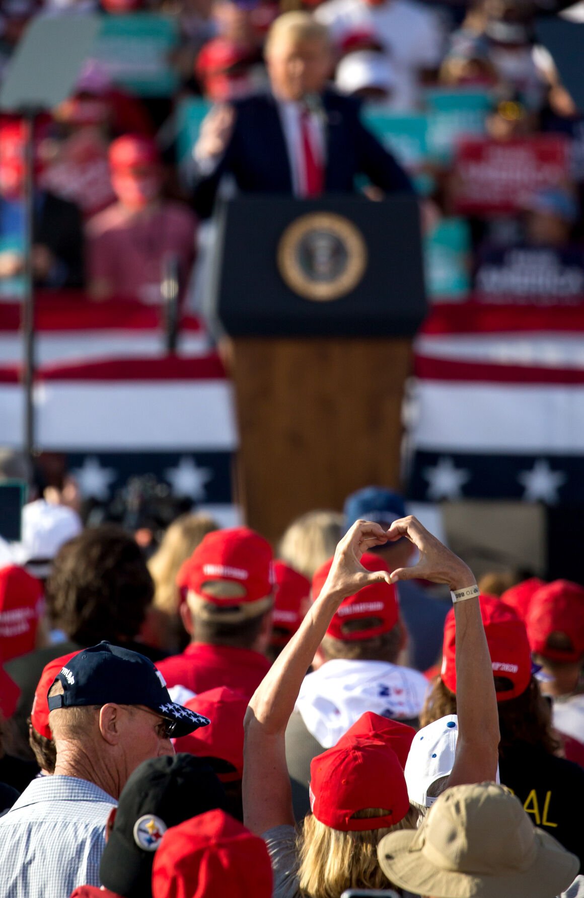 President Trump in Tucson